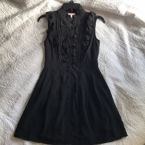 Juicy couture black ruffle dress